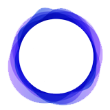 Blue Colored Circle - 